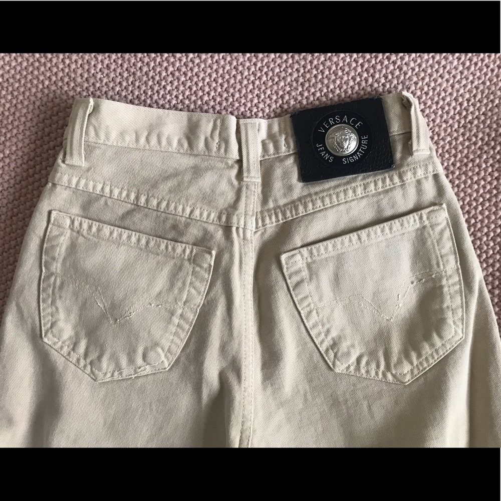 SOLD VERSACE High Waisted Straight Leg Jeans
